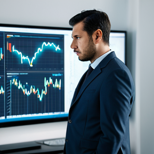 A professional man in a modest business suit, appearing thoughtful and slightly frustrated, gazing at a digital screen displaying abstract, fragmented data, in a clean, modern office with soft professional lighting. The background subtly hints at scattered information, suggesting knowledge gaps. safe for work, appropriate content, fully clothed, professional dress, perfect anatomy, correct proportions, natural pose, well-formed hands, proper finger count, natural body proportions, professional photography, high quality.