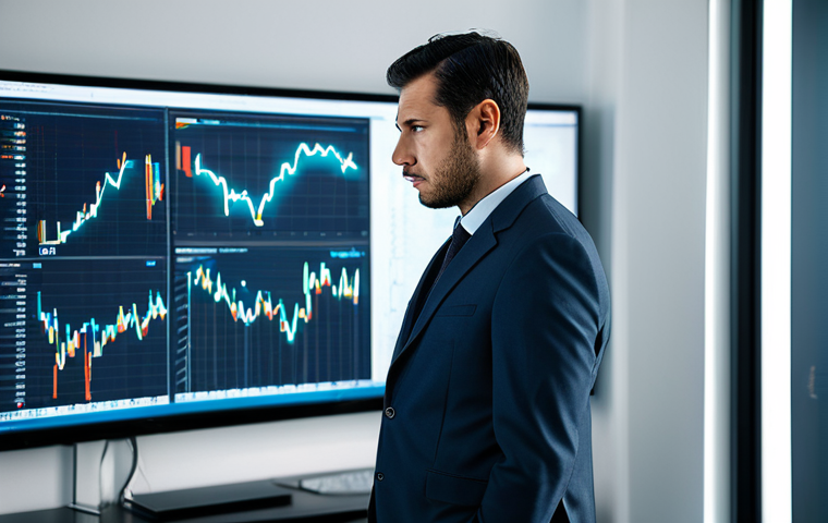 A professional man in a modest business suit, appearing thoughtful and slightly frustrated, gazing at a digital screen displaying abstract, fragmented data, in a clean, modern office with soft professional lighting. The background subtly hints at scattered information, suggesting knowledge gaps. safe for work, appropriate content, fully clothed, professional dress, perfect anatomy, correct proportions, natural pose, well-formed hands, proper finger count, natural body proportions, professional photography, high quality.